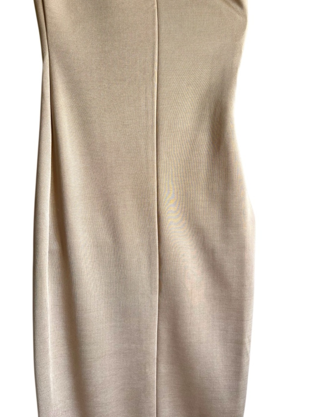 ASOS One Shoulder Bandage Midaxi Dress Beige Size US 2 NWT - Picture 9 of 14